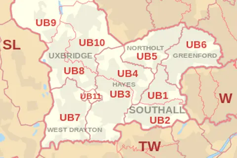 SURREY_+UB Postcode Area
